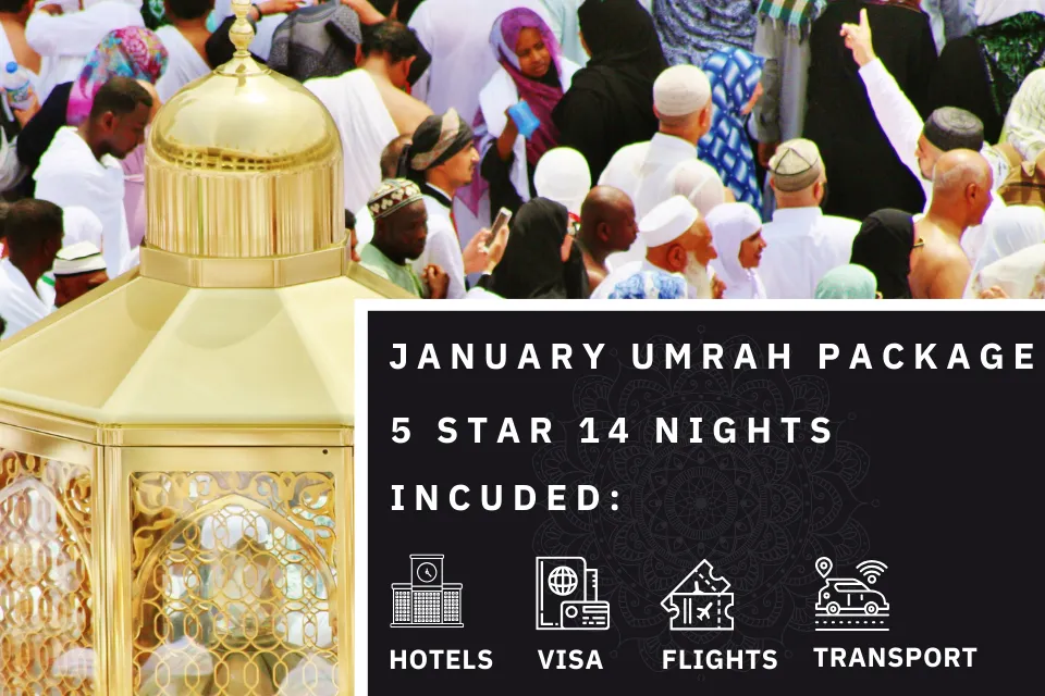 14 Nights 5 Star January Umrah Package