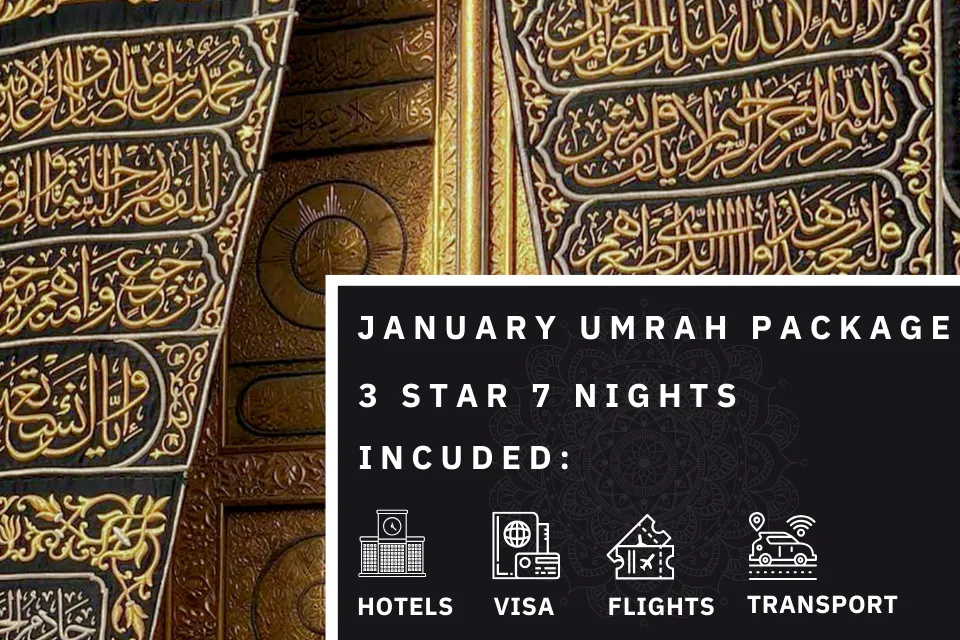 7 Nights 3 Star January Umrah Package 